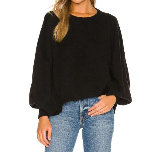 Black Cape Sleeve Convertible Agic Turtleneck Sweater