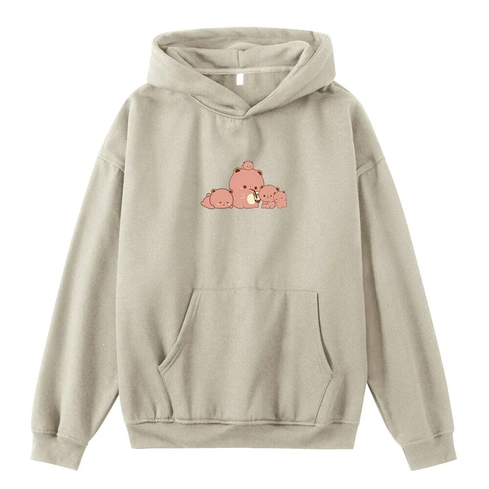 Boberu and Friends Oversized Soft Hoodies