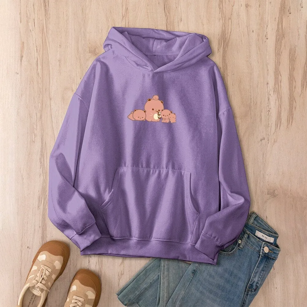 Boberu and Friends Oversized Soft Hoodies