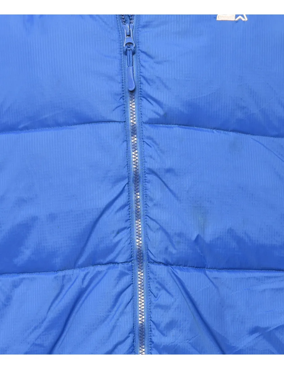 Bright Blue Puffer Vest - M