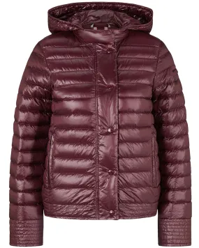 Burgundy Milla Puffer Jacket