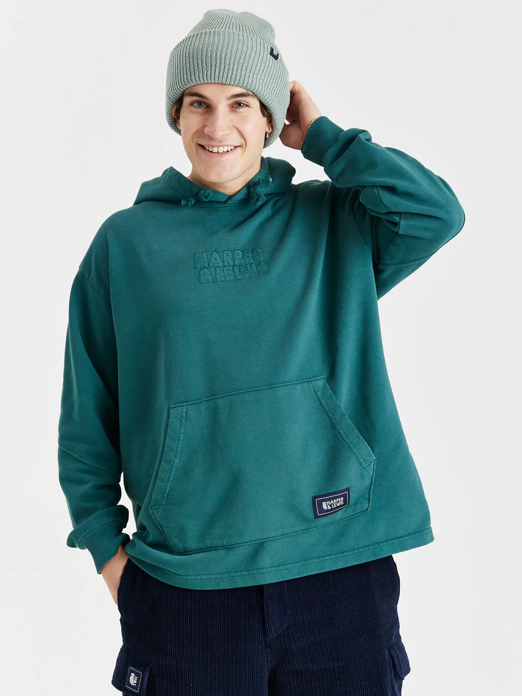 Camille Hoodie Dark Green