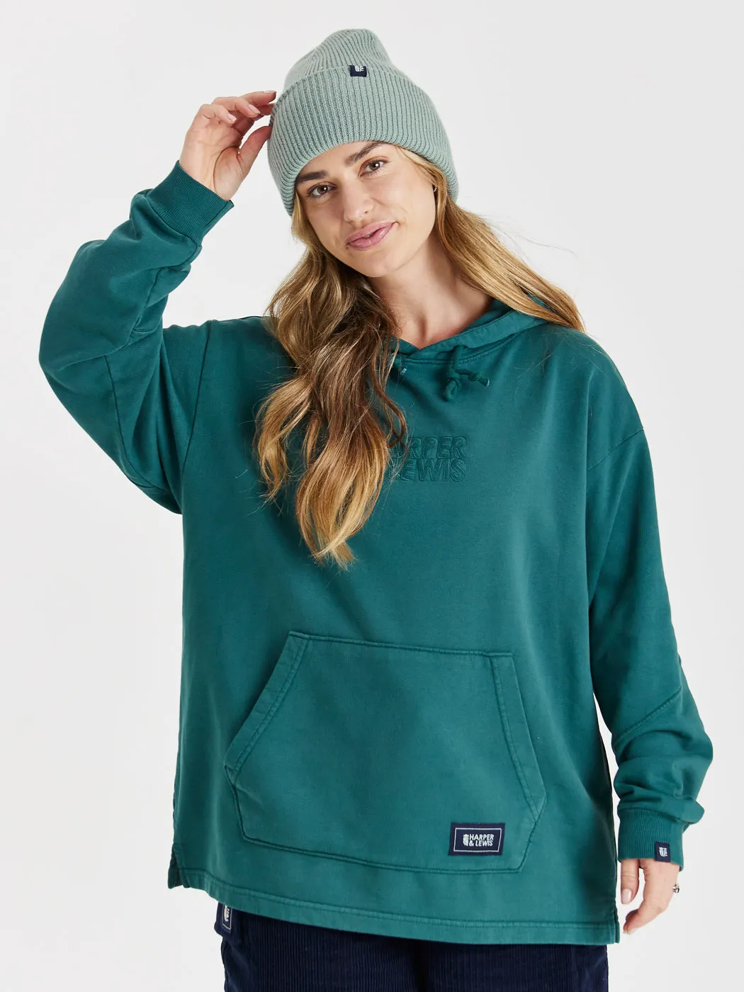 Camille Hoodie Dark Green