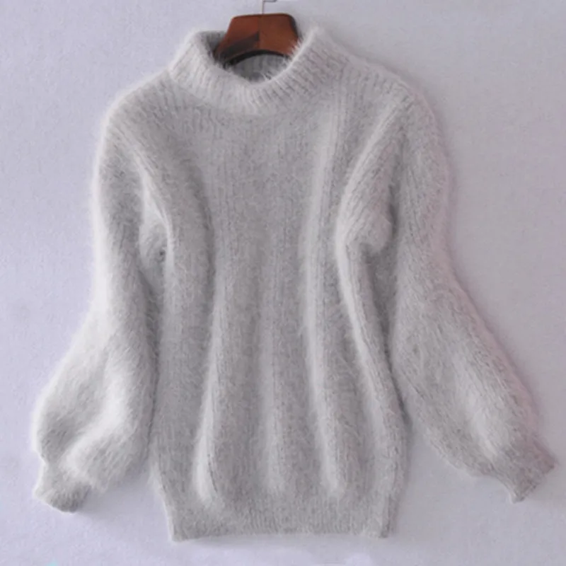 Cashmere Loose Solid Color Knit Sweater