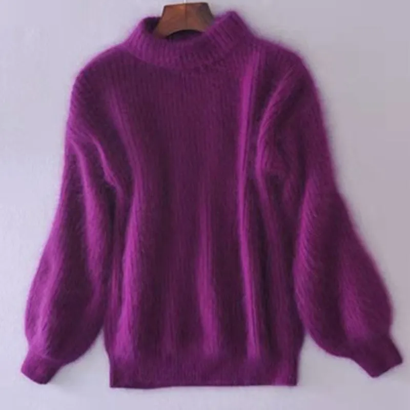 Cashmere Loose Solid Color Knit Sweater