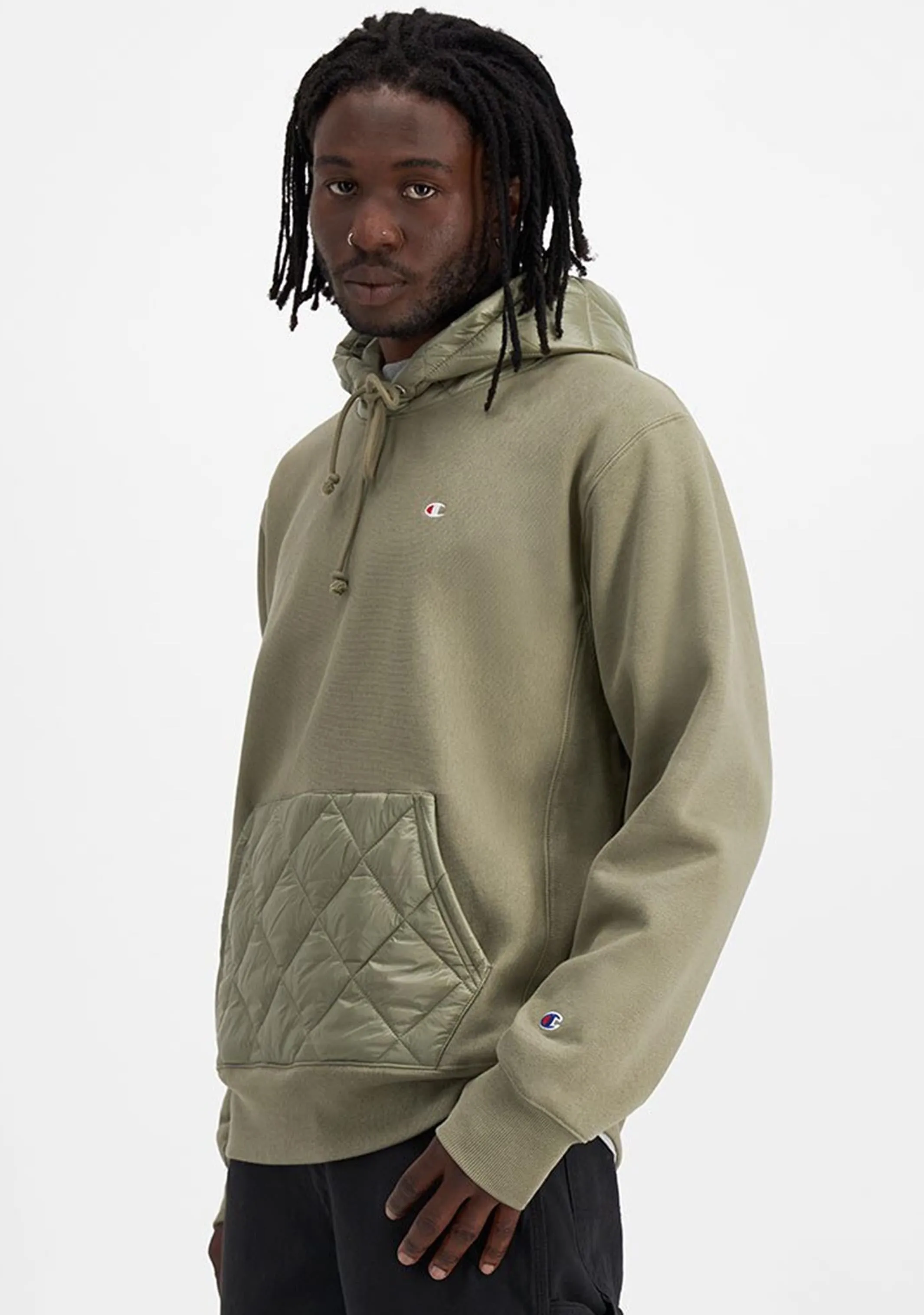 Champion Men's Lifestyle Puffer Hoodie <br> AUVWN LAN