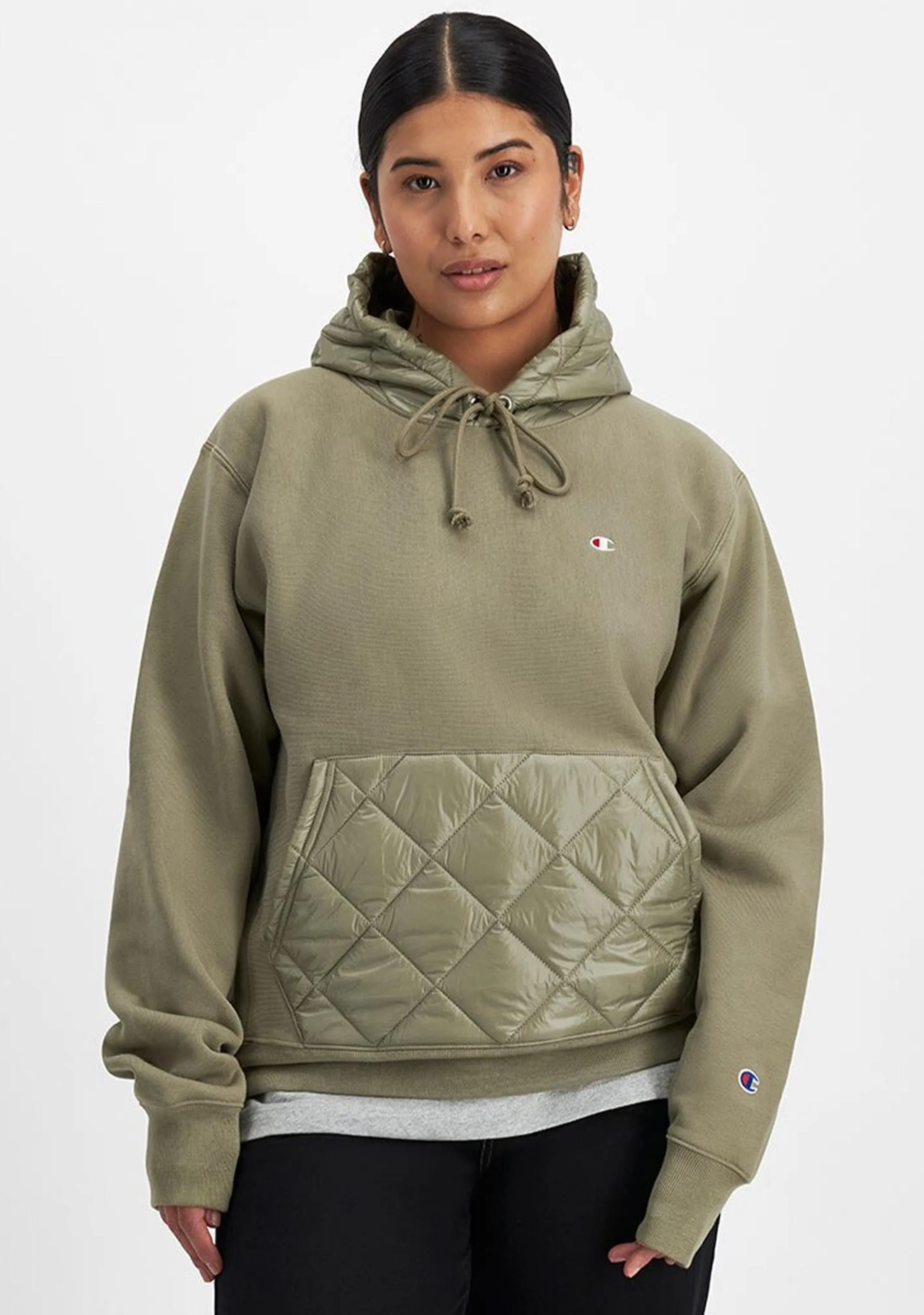 Champion Men's Lifestyle Puffer Hoodie <br> AUVWN LAN