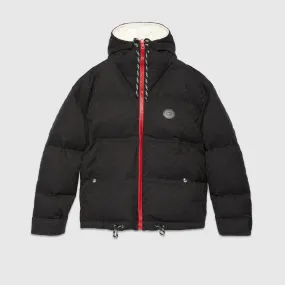 Cotton canvas classic puffer jacket