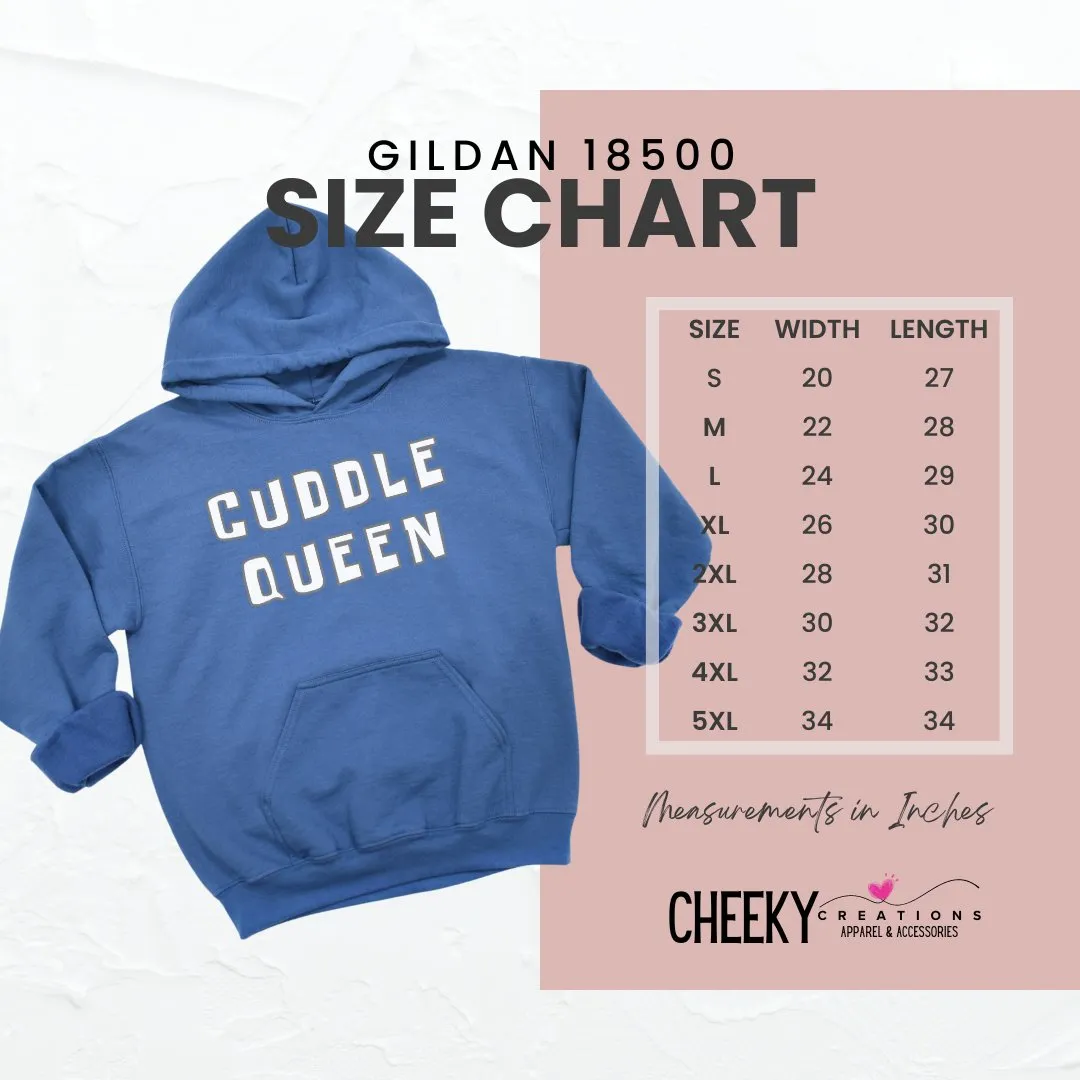 Cuddle Queen Cute Oversized Hoodies