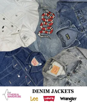 Denim Jackets Lee, Levis, Wrangler