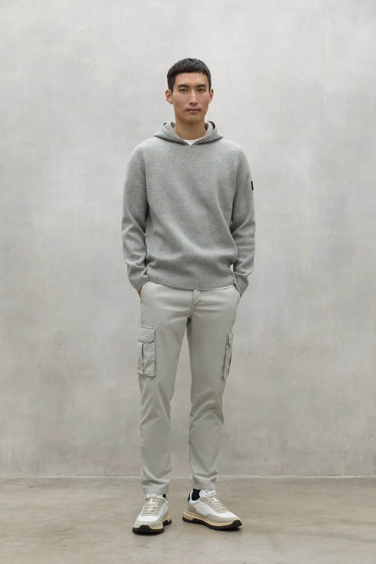 Grey Knitted Mugga Sweater Ecoalf