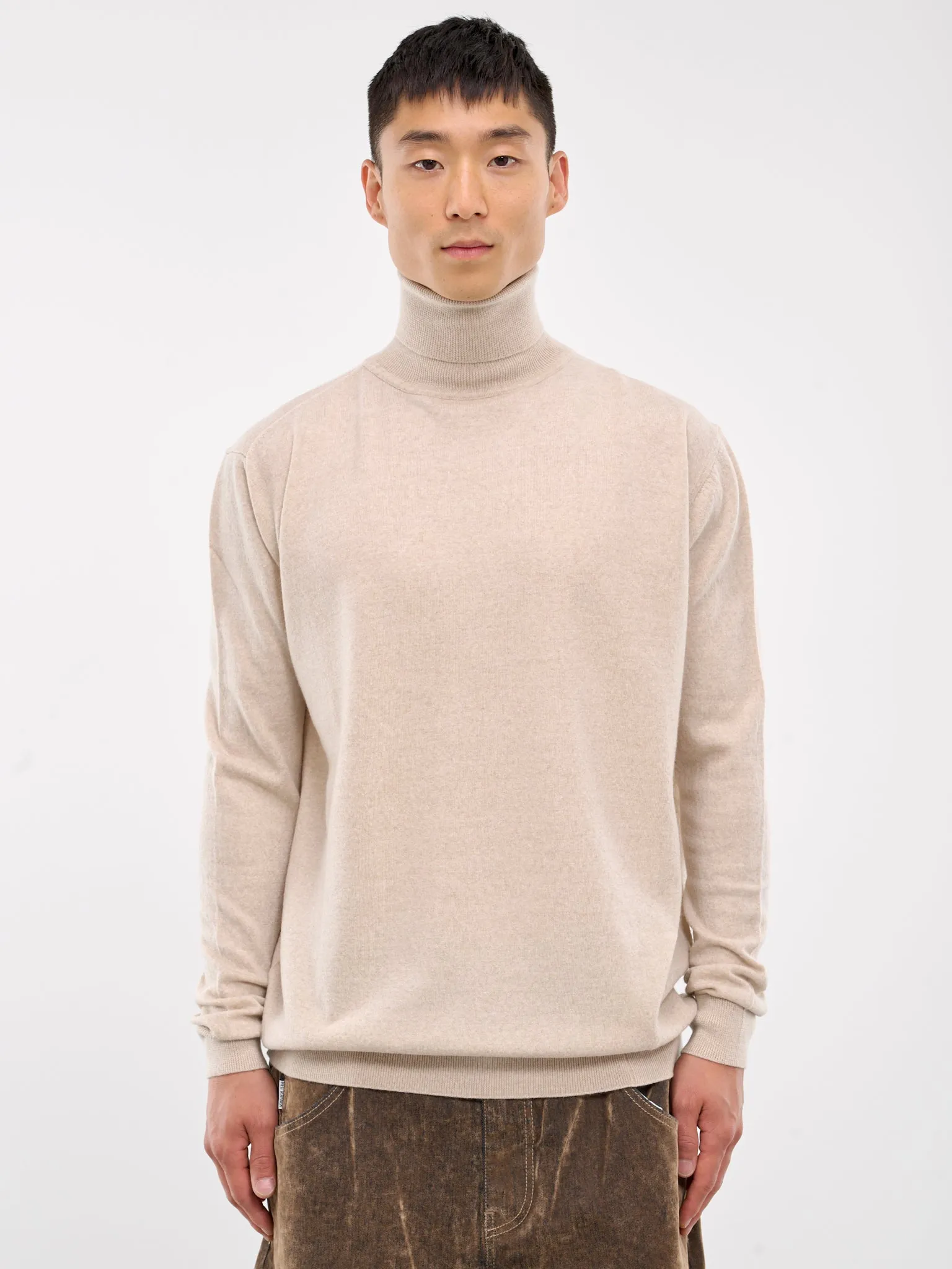 Knit Turtleneck (HMMZ75057A-HZ610-NATURAL)