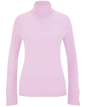 Light Mauve Knit Vinny Turtleneck