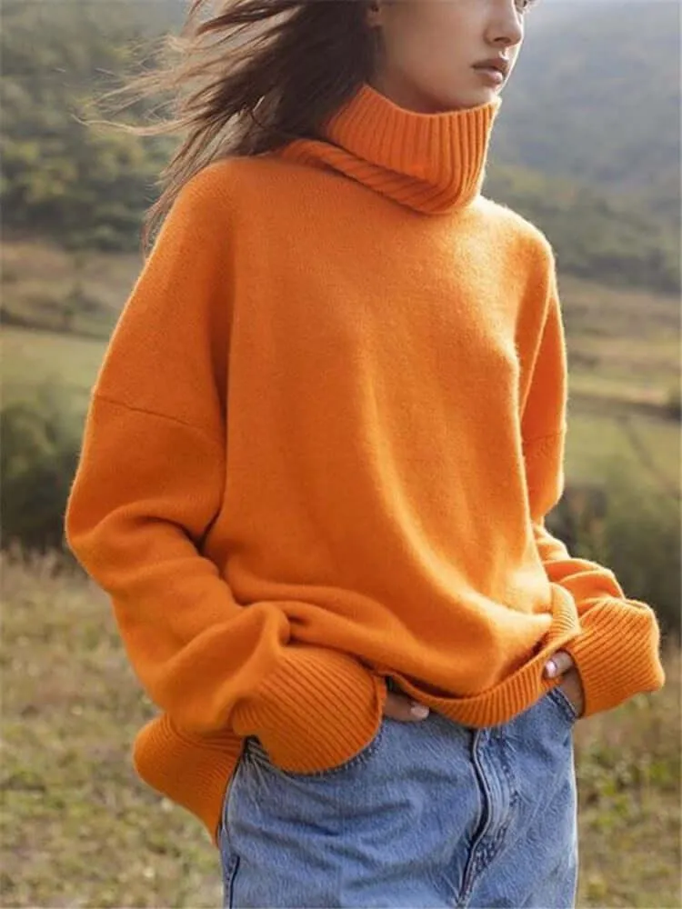 Loose Turtleneck Sweater