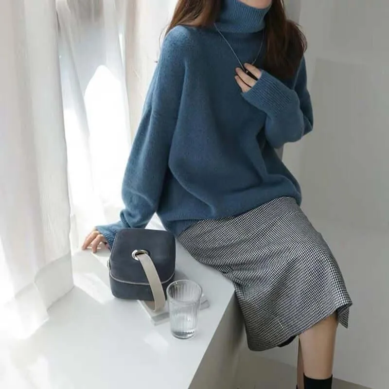 Loose Turtleneck Sweater