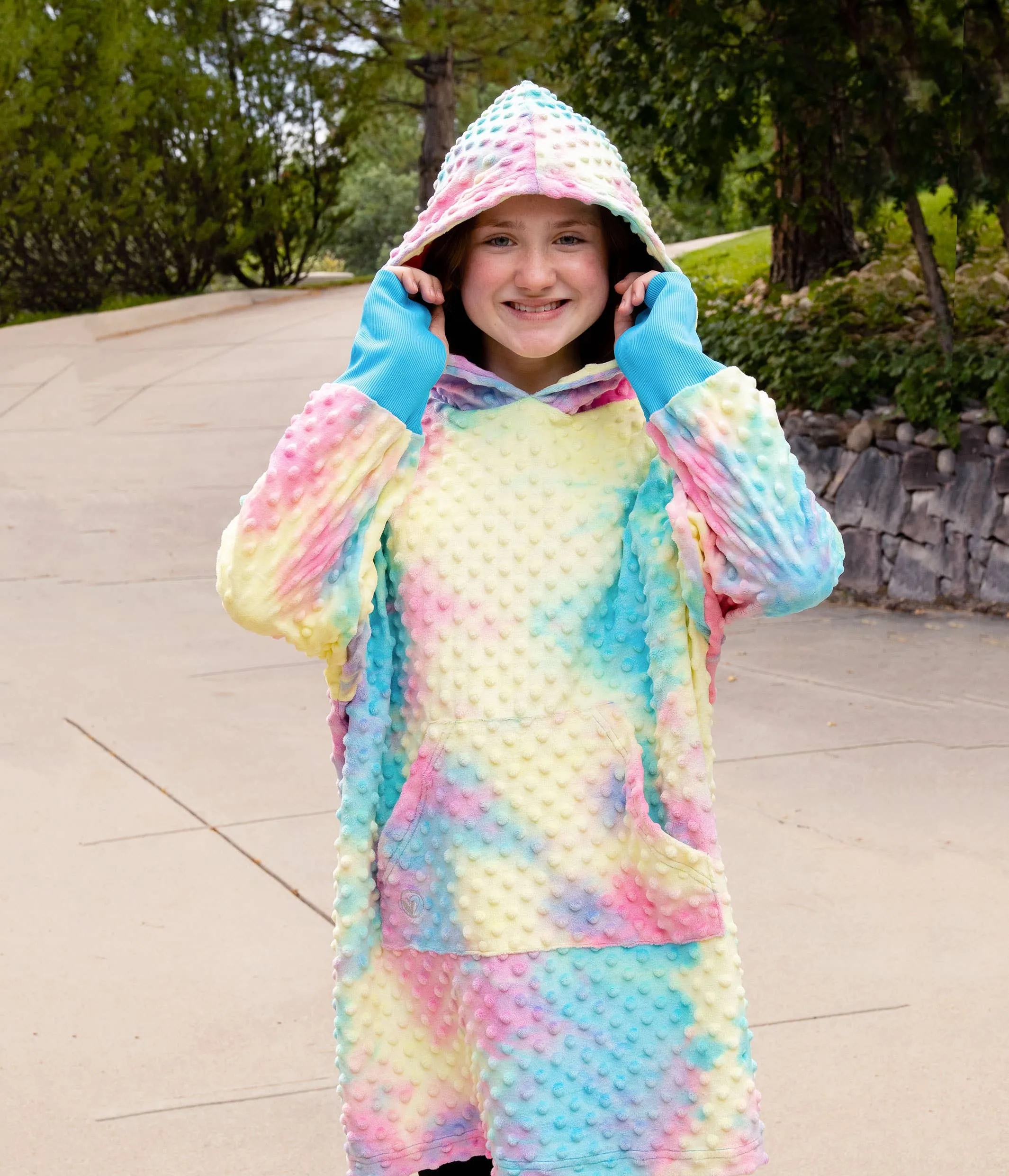 Minky Bubble Oversized Hoodies- Assorted