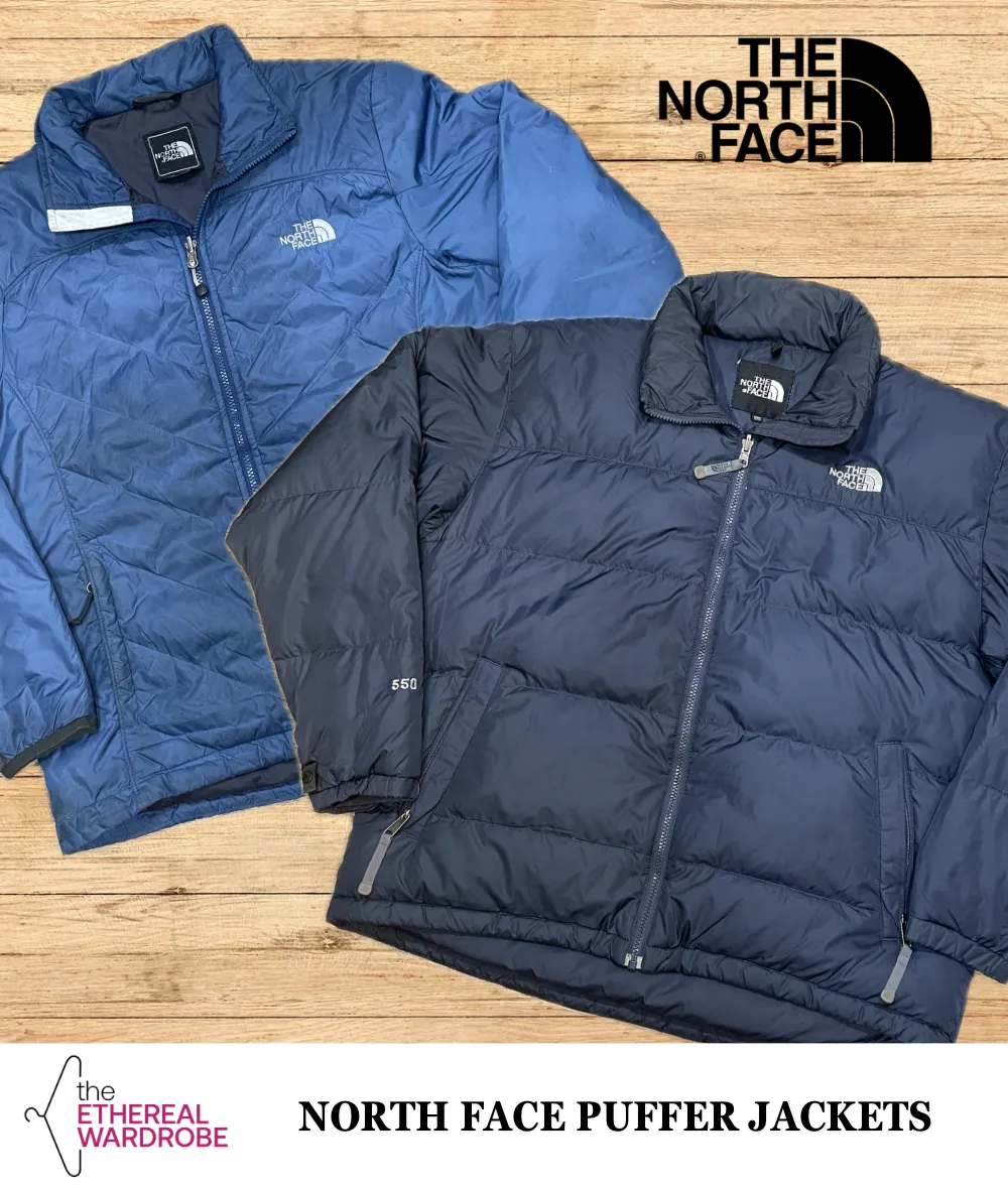 North Face Puffer Jackets 13pcs