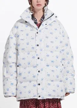 Oversize Printed Down Puffer Jacket