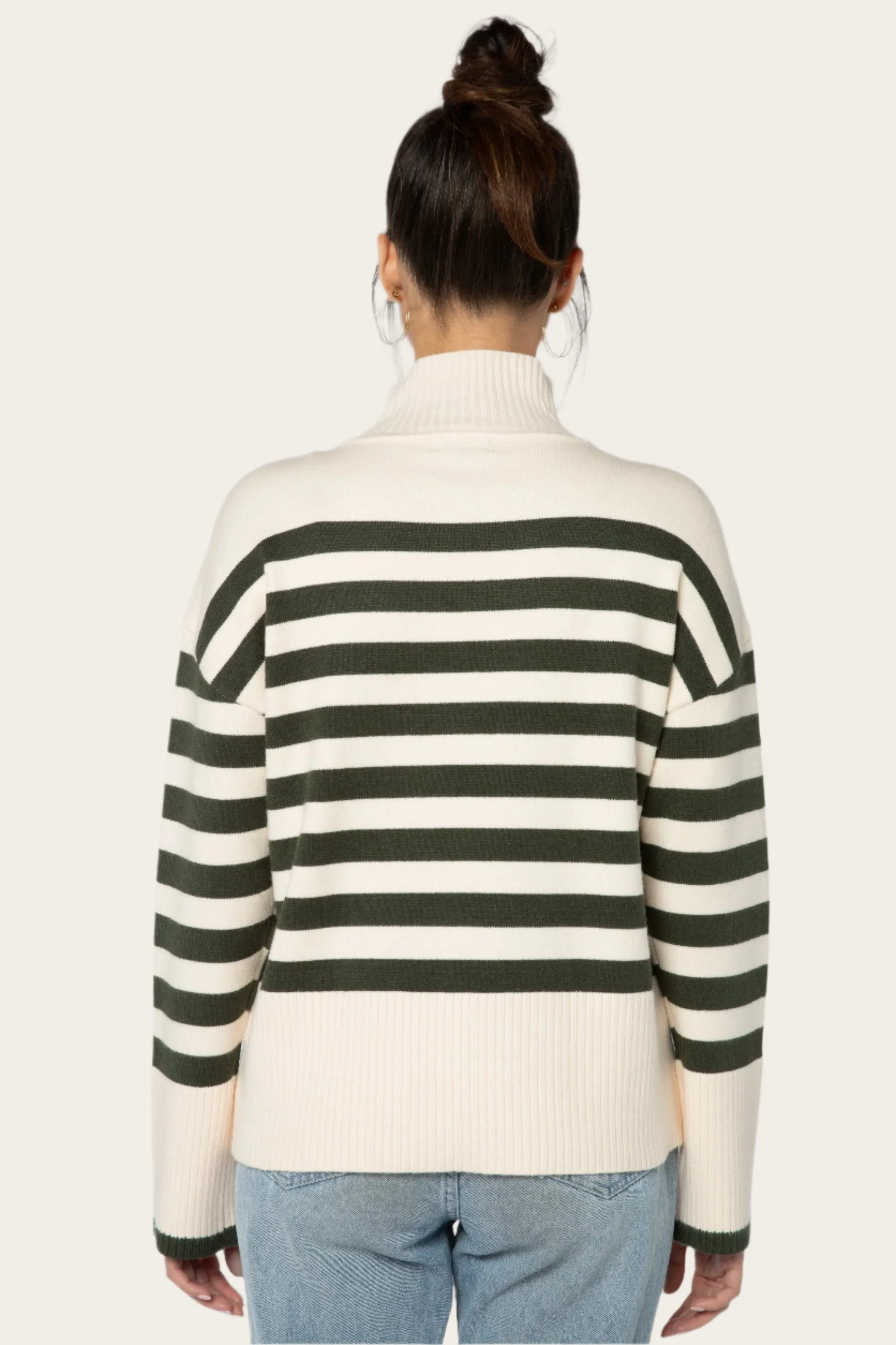 Pine Stripe Turtleneck