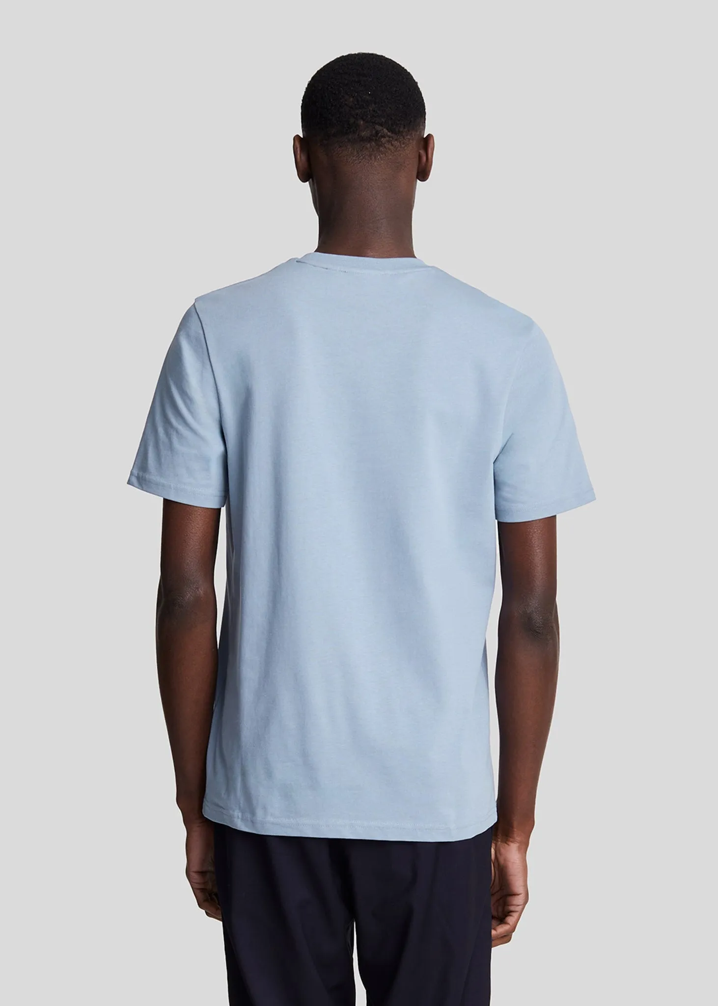 Plain t-shirt - crafted blue