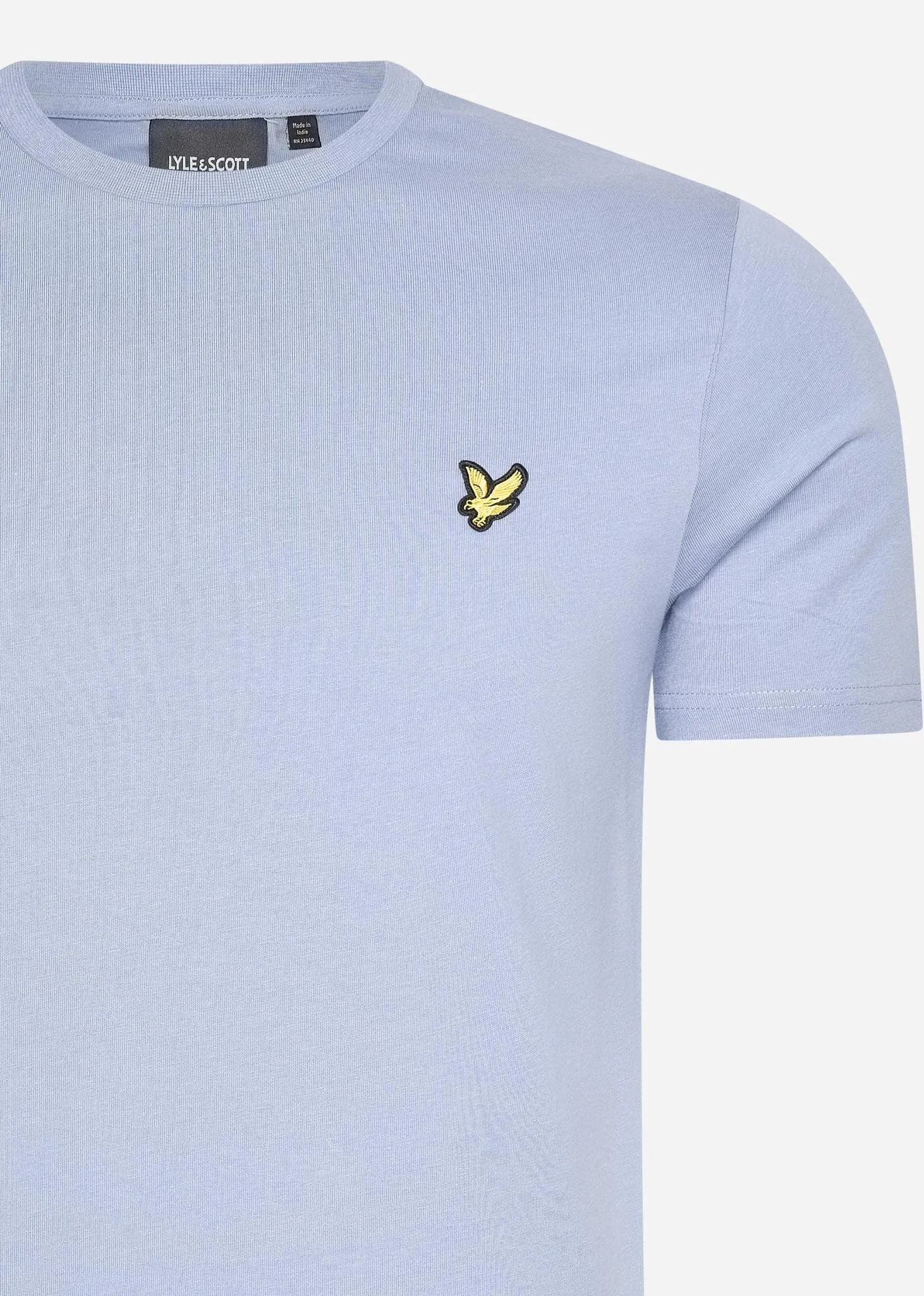 Plain t-shirt - crafted blue