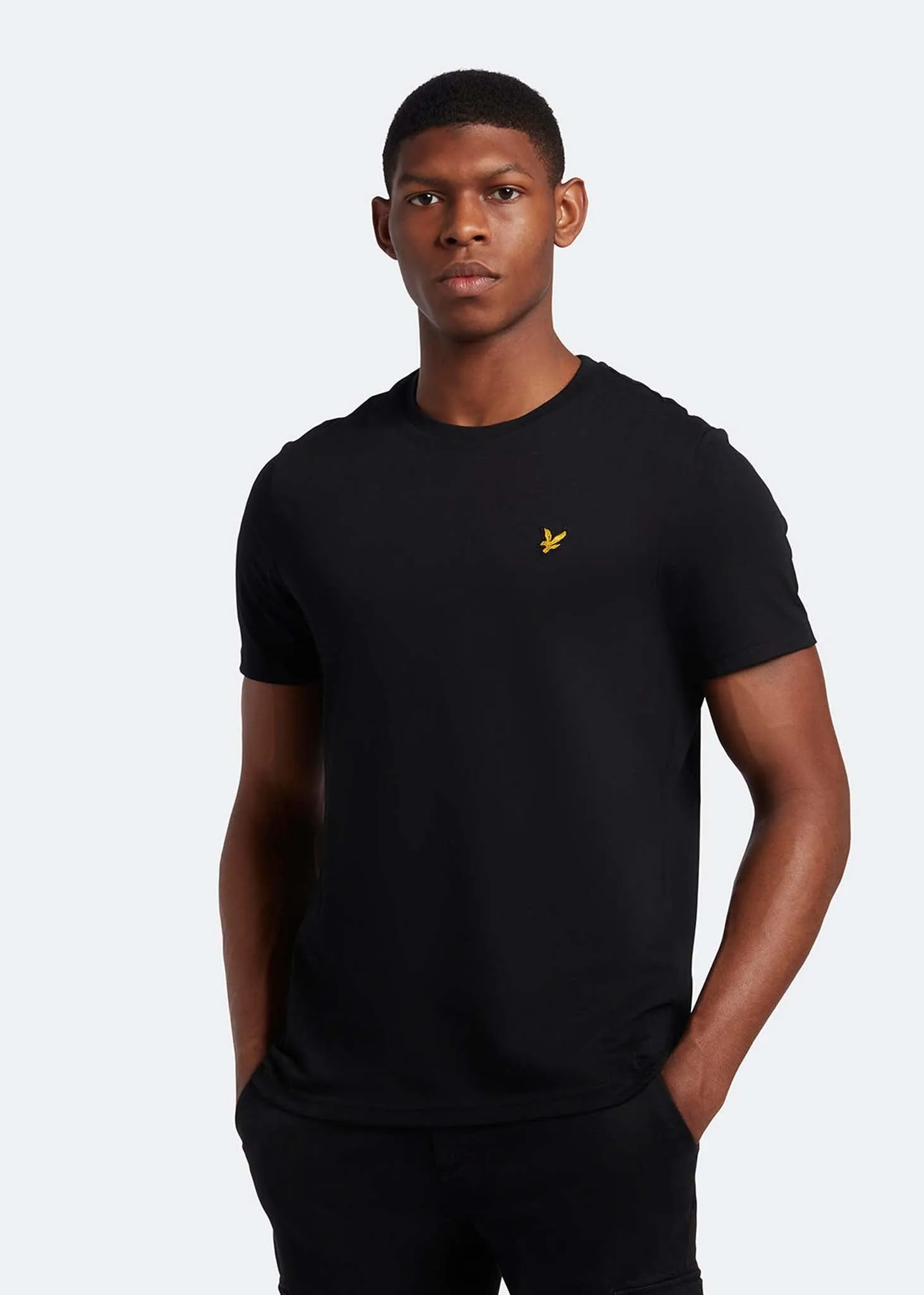 Plain t-shirt - jet black