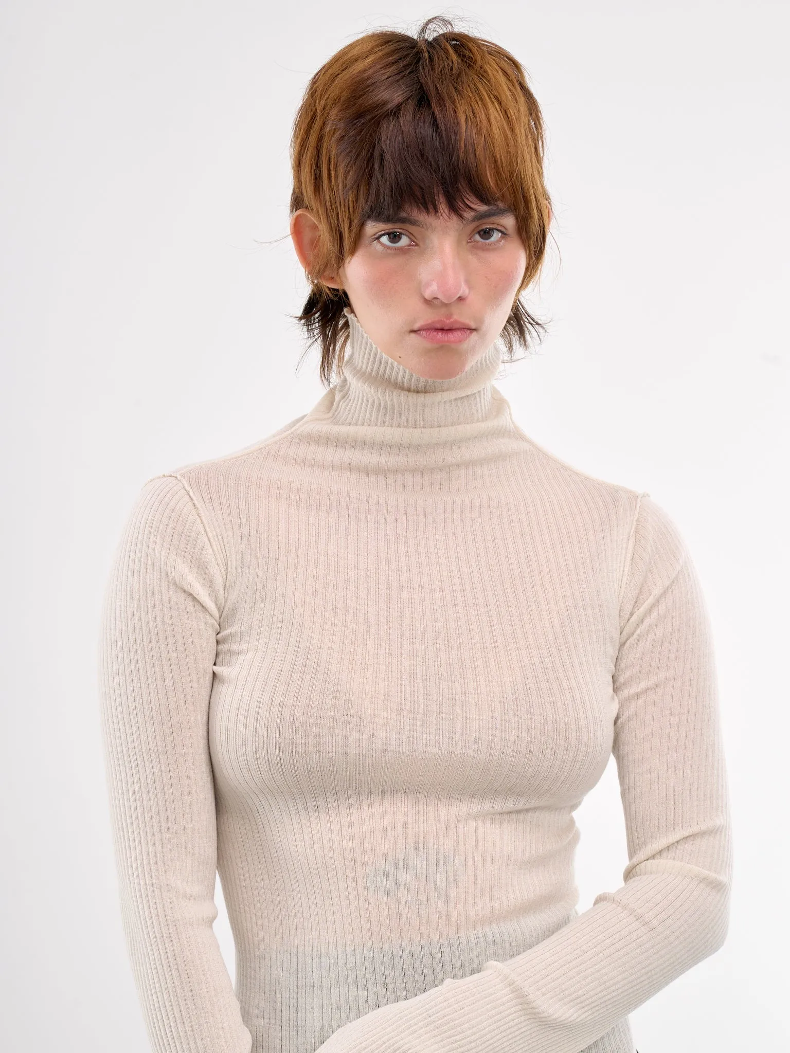 Ribbed Turtleneck (QUPZ75013A-QZ608-MEDIUM-BEIGE)