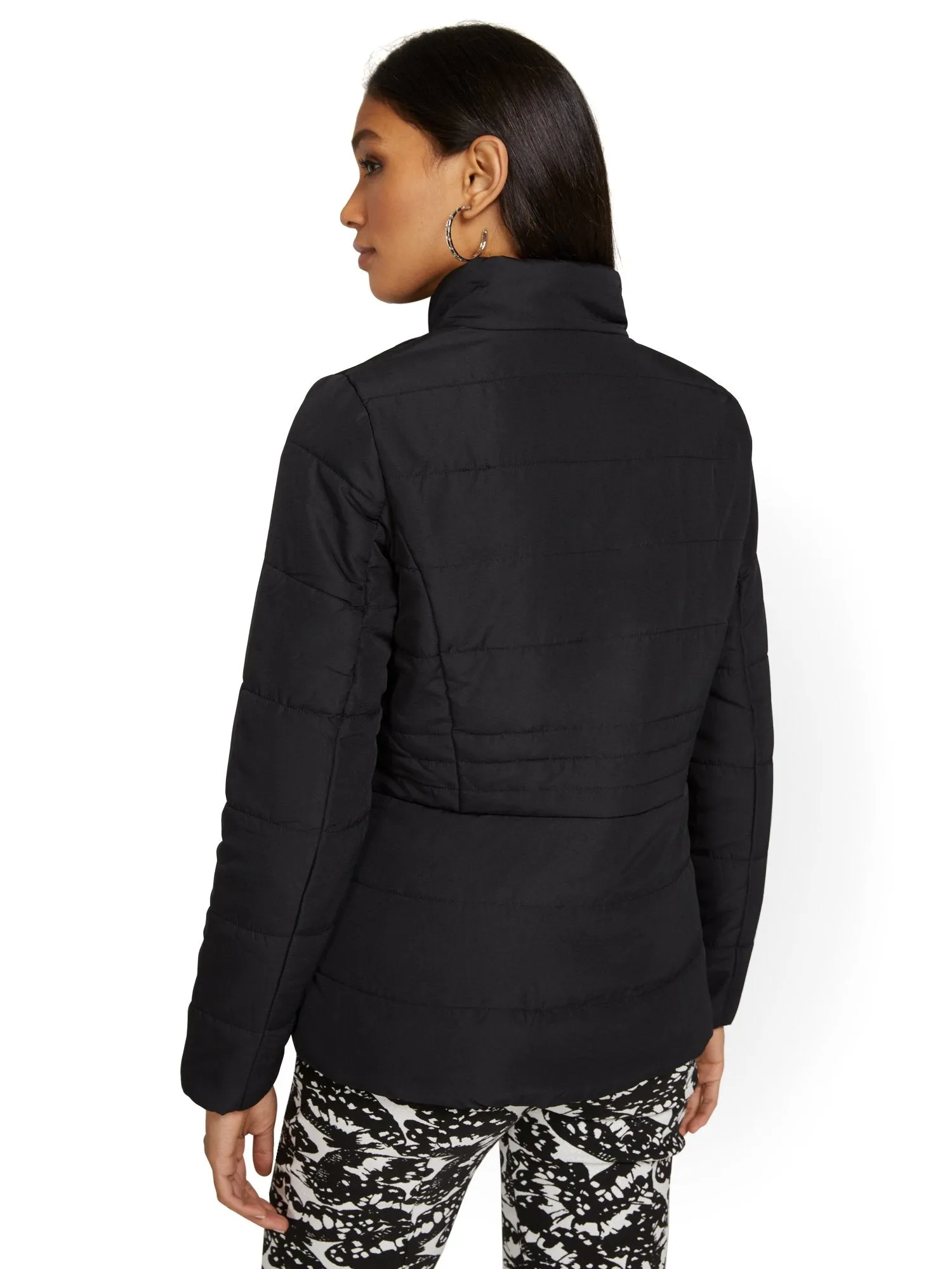 Seamed Puffer Jacket