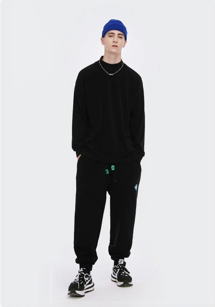 Semi Turtleneck Sweatshirt Black