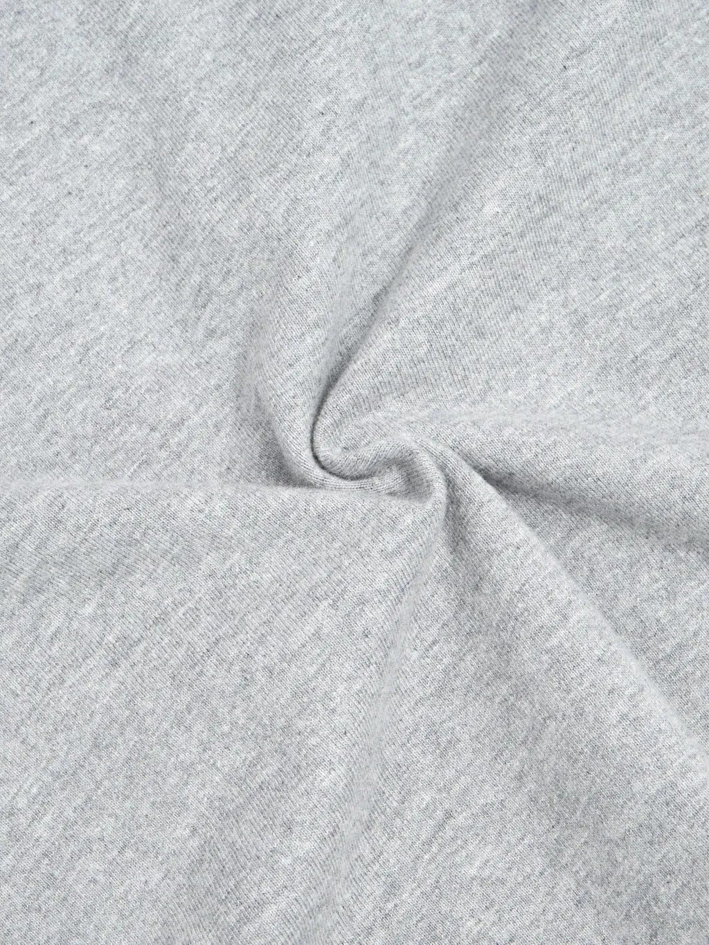 The Flat Head Loopwheeled Heavyweight Plain T-Shirt Grey