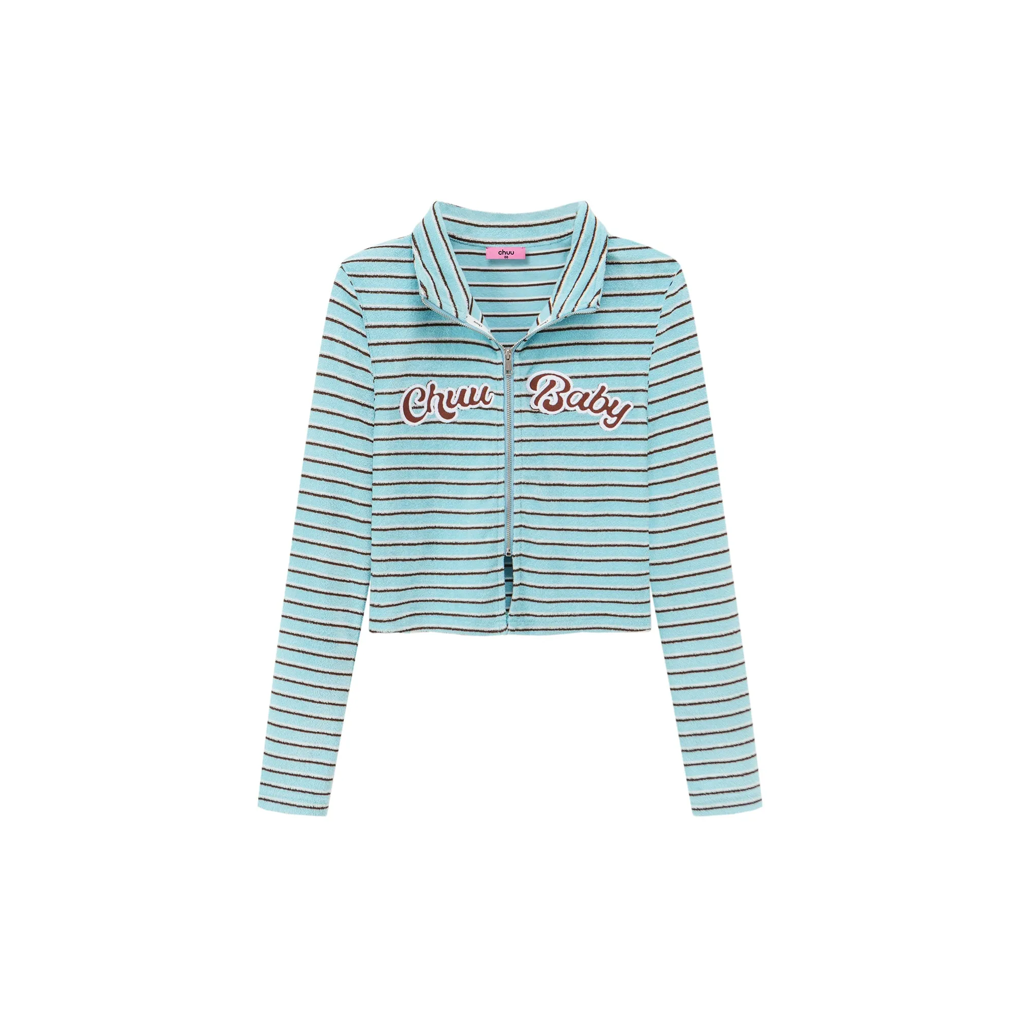 We Have Chemistry Striped Zip-Up