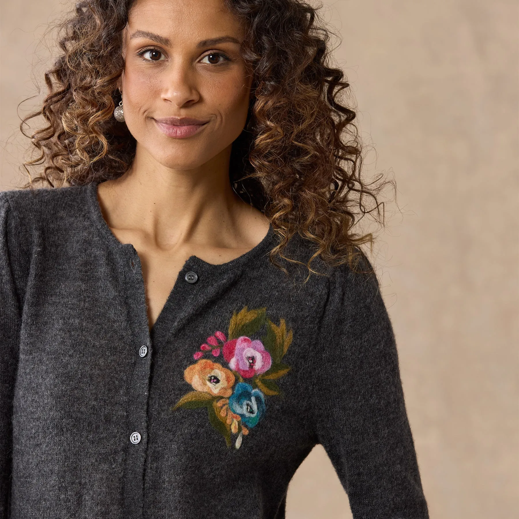 Whimsical Blooms Cardigan