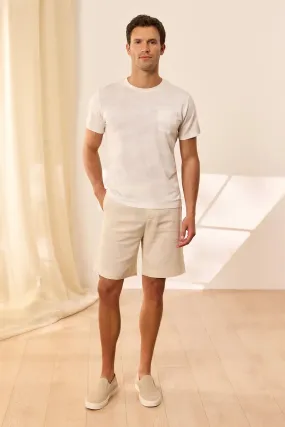 White Gray Modal Fersatile Men's T-Shirt